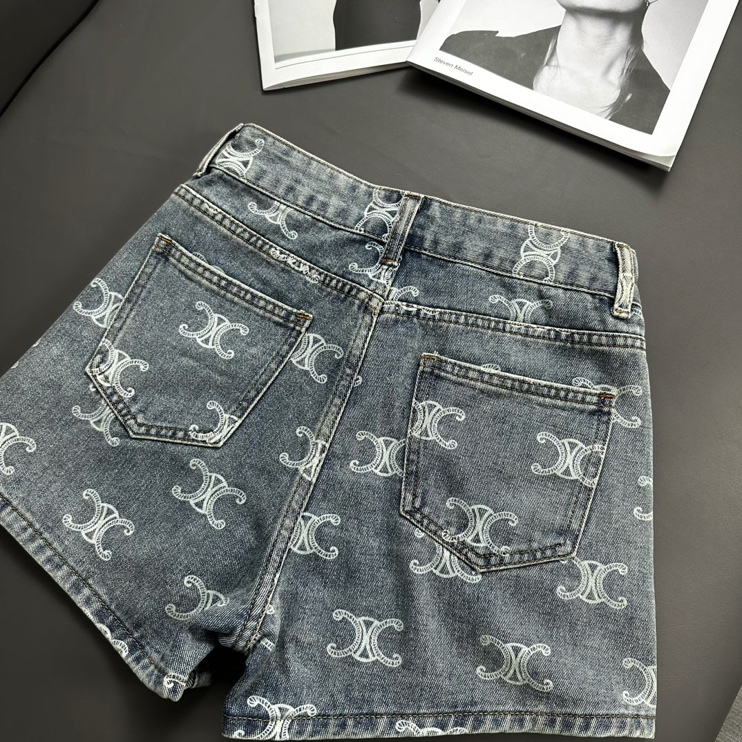 Spring and summer new arrival full print shorts
