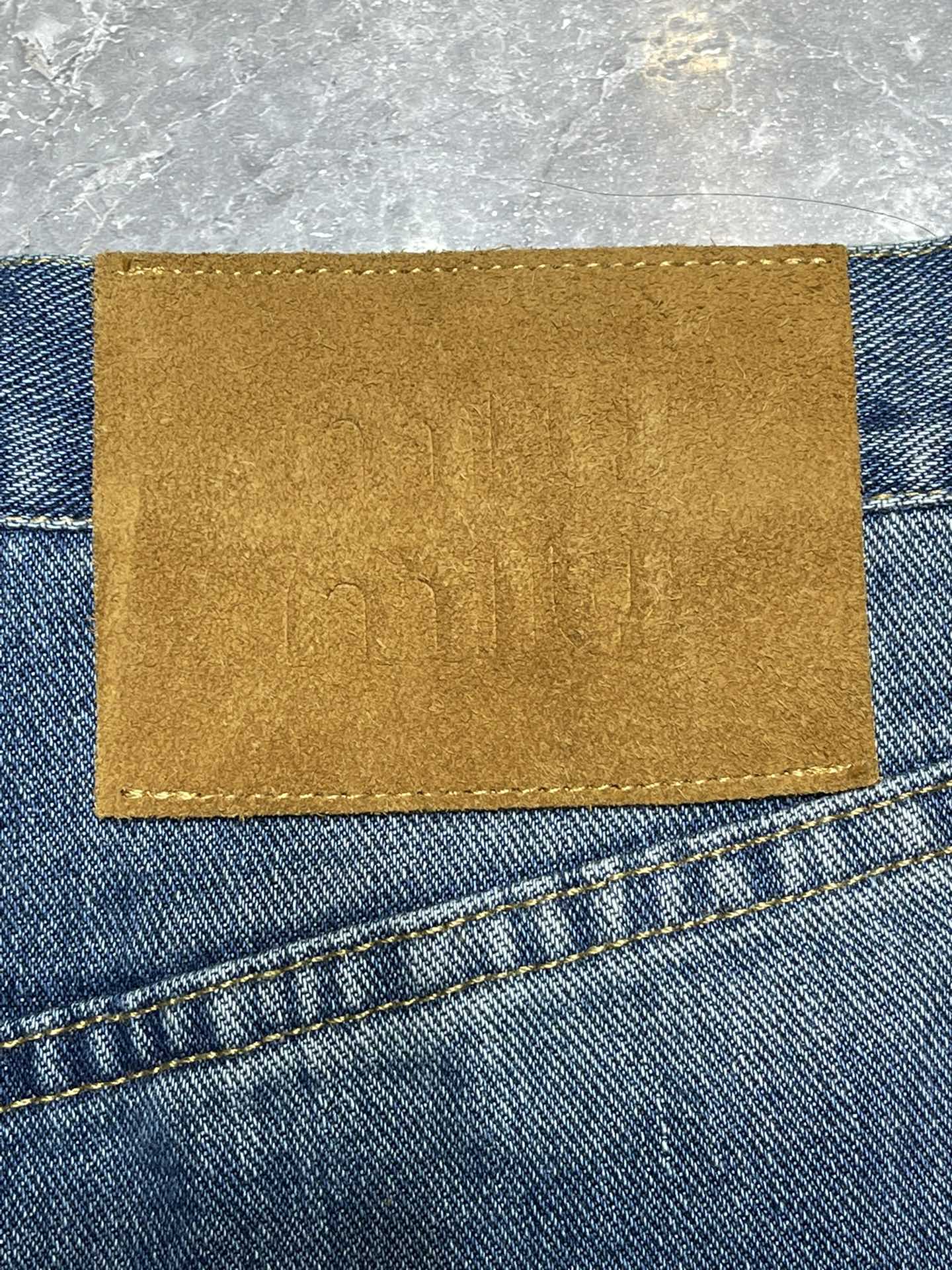 Fake Pocket Lettering Embroidered Patch Shorts