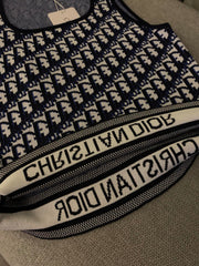 Jacquard knitted vest