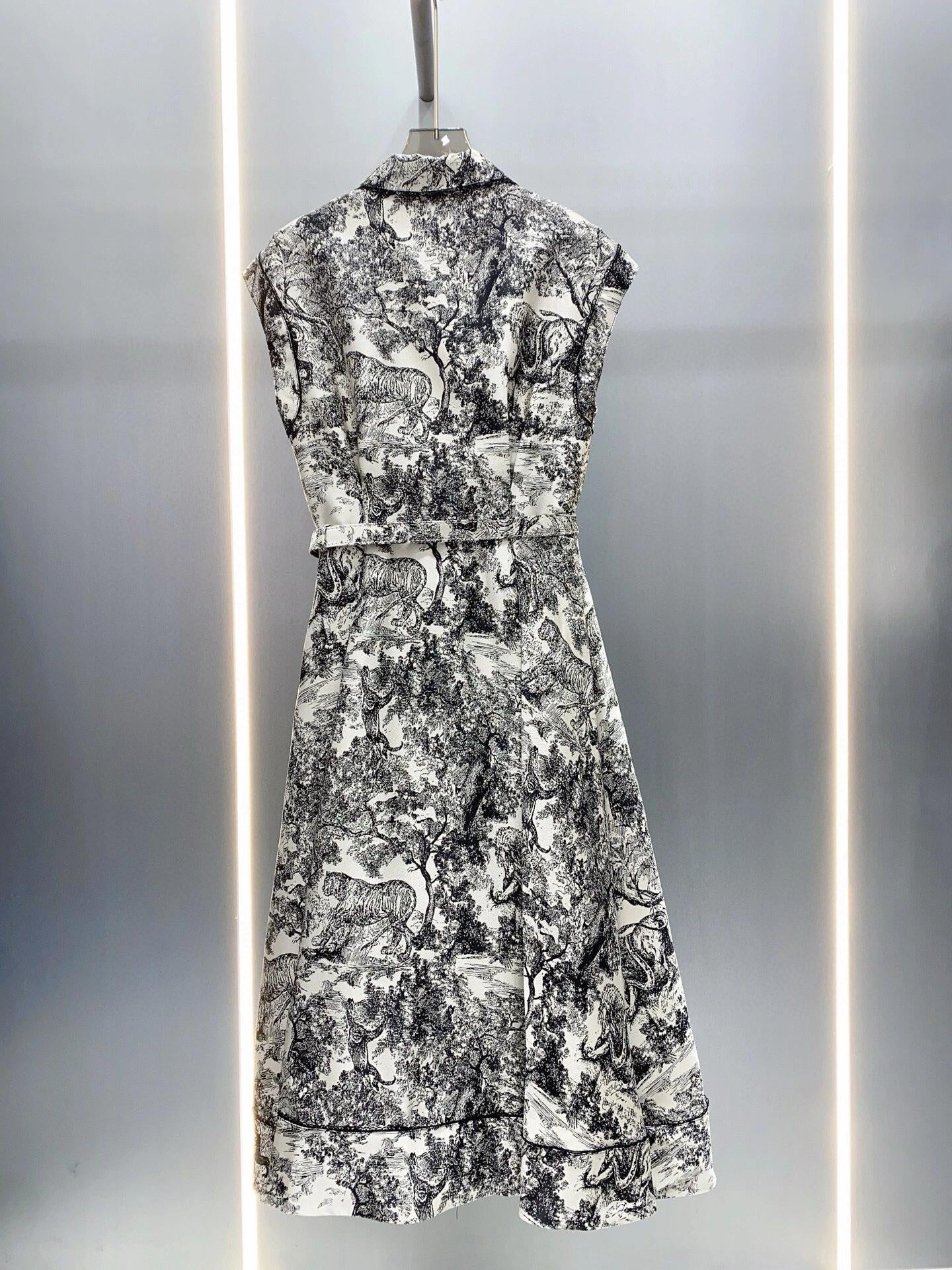 Printed pattern dress