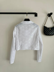 Lace long sleeve top