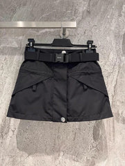 belted skirt