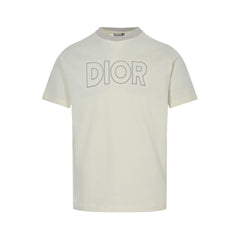 letter embroidered short sleeves