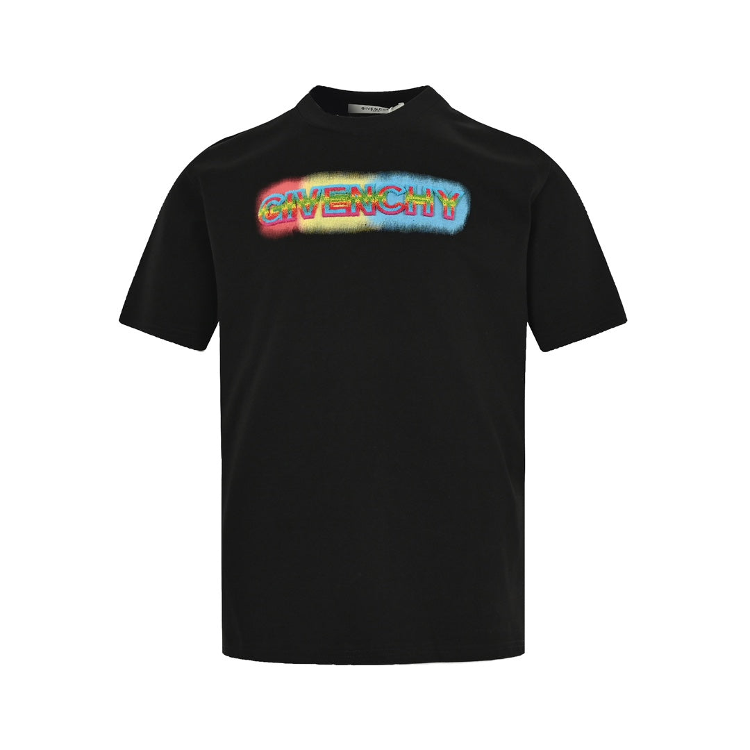 Rainbow logo 3D toothbrush embroidered short sleeves